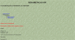 Desktop Screenshot of kisarengas.fi