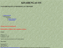 Tablet Screenshot of kisarengas.fi